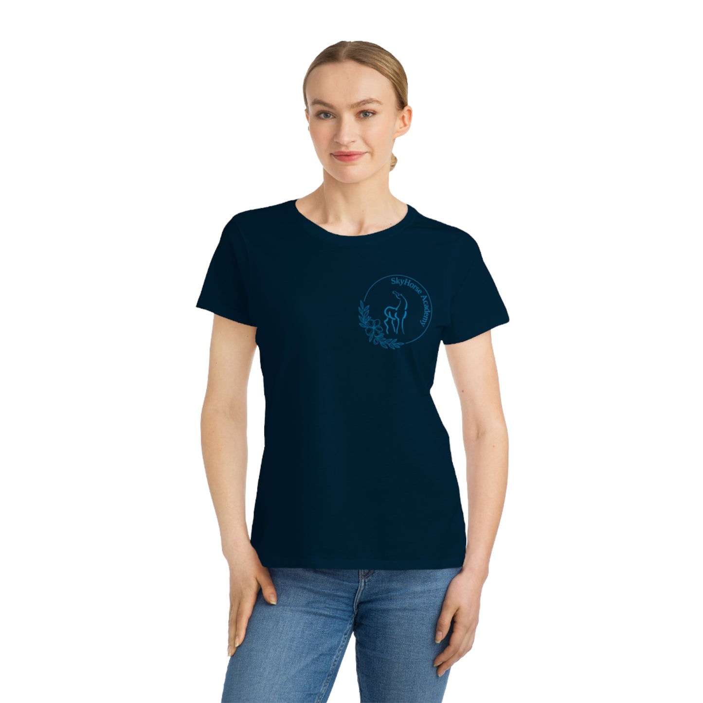 SkyHorse Academy Organic Cotton T-Shirt - Sustainable Comfort & Style