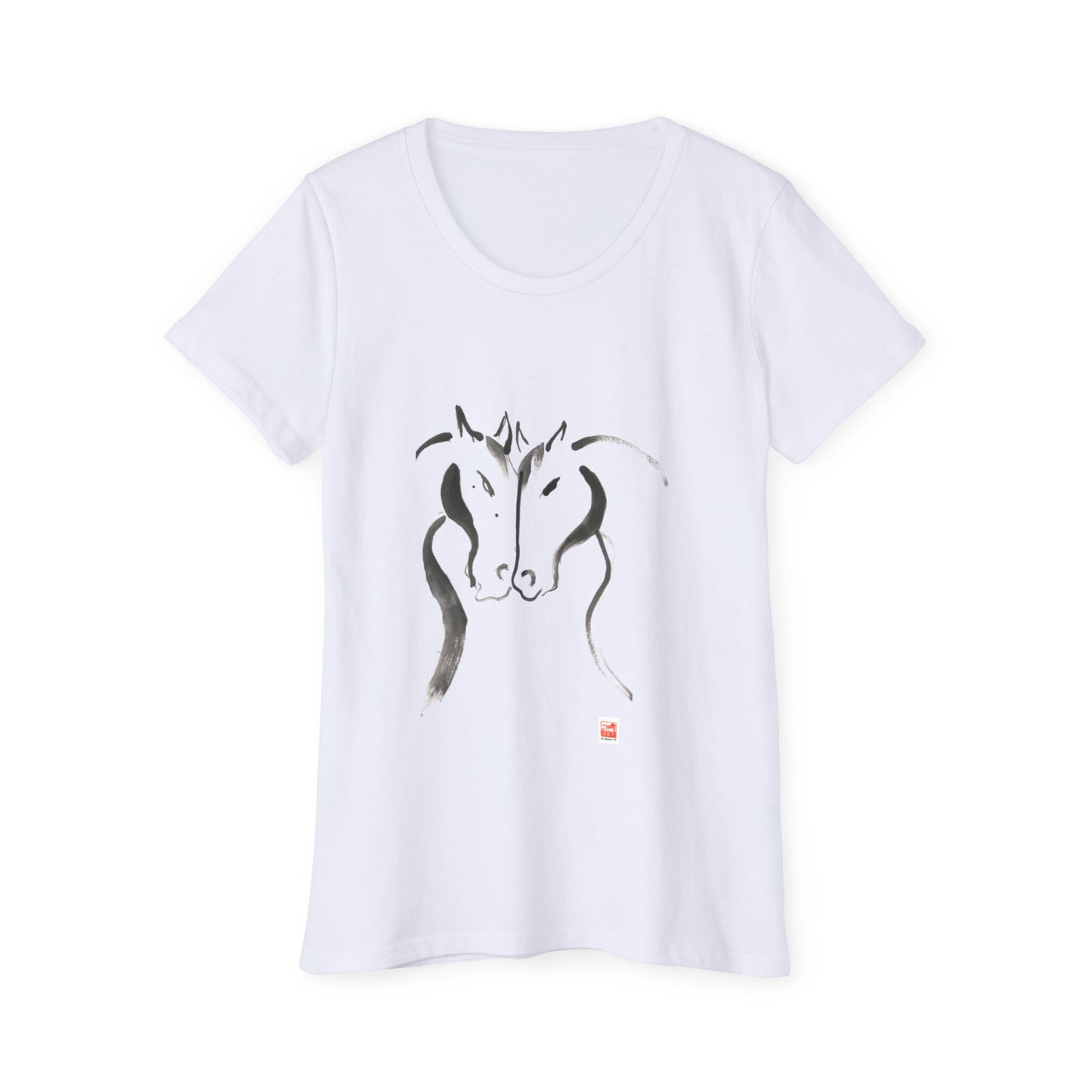 Organic Cotton 'Heart' T-Shirt: Sustainable and Stylish Casual Wear for Eco-conscious Fashion