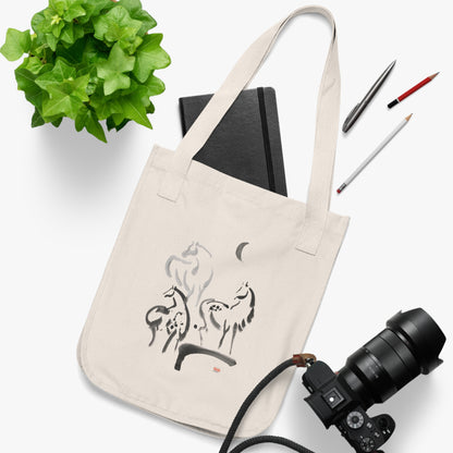 Embrace Togetherness with Our 'Community' Sumi Painting Tote Bag