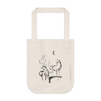 Embrace Togetherness with Our 'Community' Sumi Painting Tote Bag