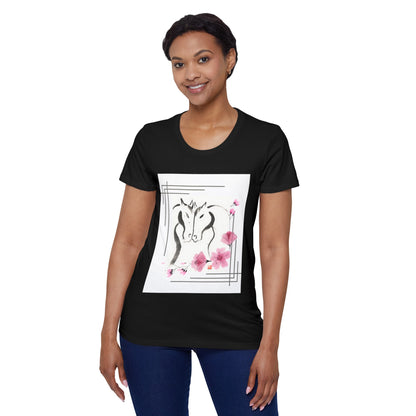 'Heart's Blossom' - 100% Organic Cotton Women's T-Shirt