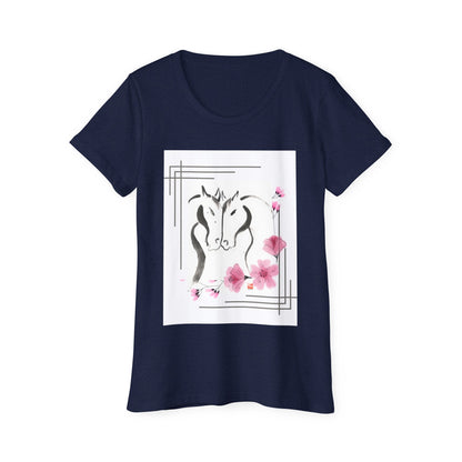 'Heart's Blossom' - 100% Organic Cotton Women's T-Shirt