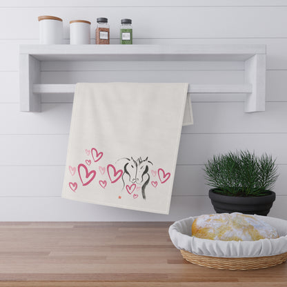 Horses & Hearts Kitchen Towel