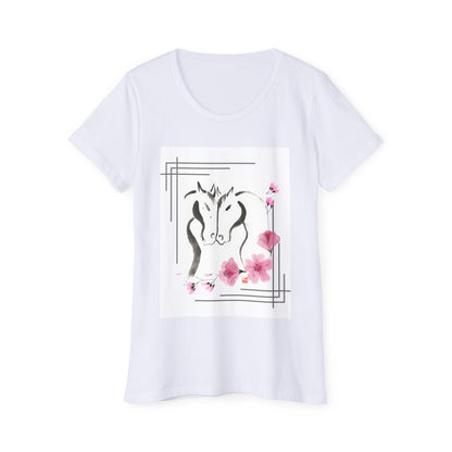 'Heart's Blossom' - 100% Organic Cotton Women's T-Shirt