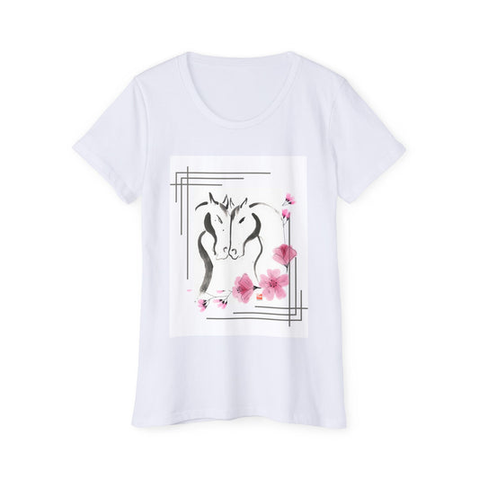 'Heart's Blossom' - 100% Organic Cotton Women's T-Shirt